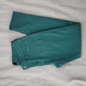 Just Black Frayed Hem Skinny Pants